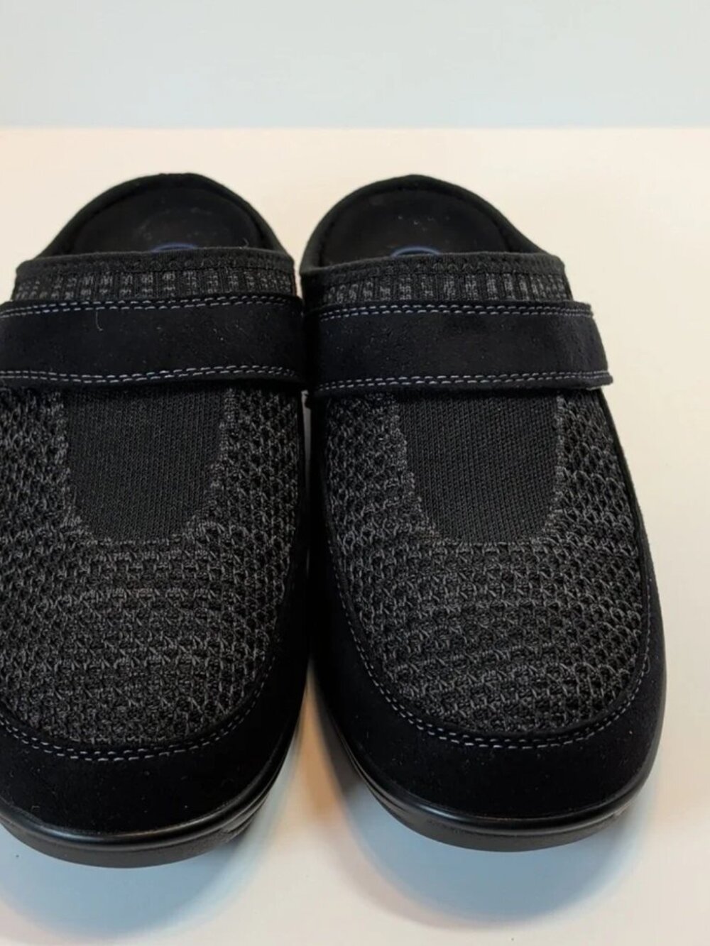 Orthofeet Women's Orthopedic Stretch Knit Louise Black Slip-On Shoes Size 7.5 - Picture 3 of 10